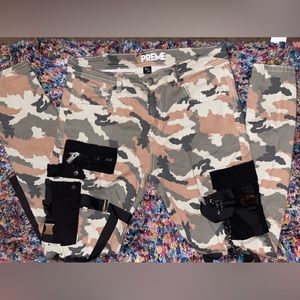 Preme camo cargo pants